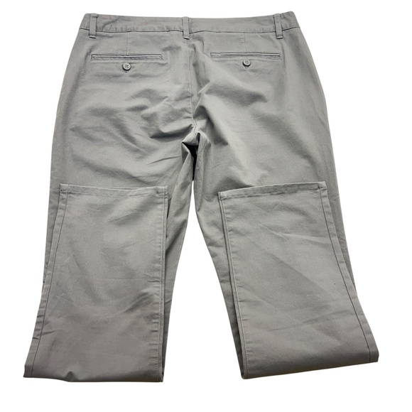Bonobos Pants Mens 34x30 Gray Tailored Stretch Chino Straight Leg Flat Front - Picture 5 of 11
